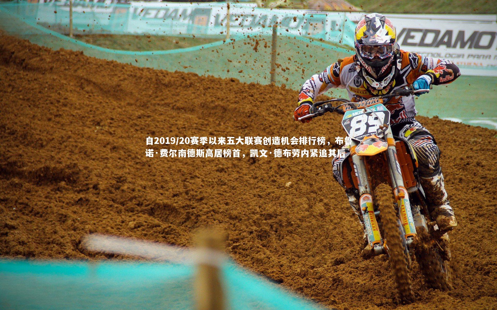 自2019/20赛季以来五大联赛创造机会排行榜，布鲁诺·费尔南德斯高居榜首，凯文·德布劳内紧追其后